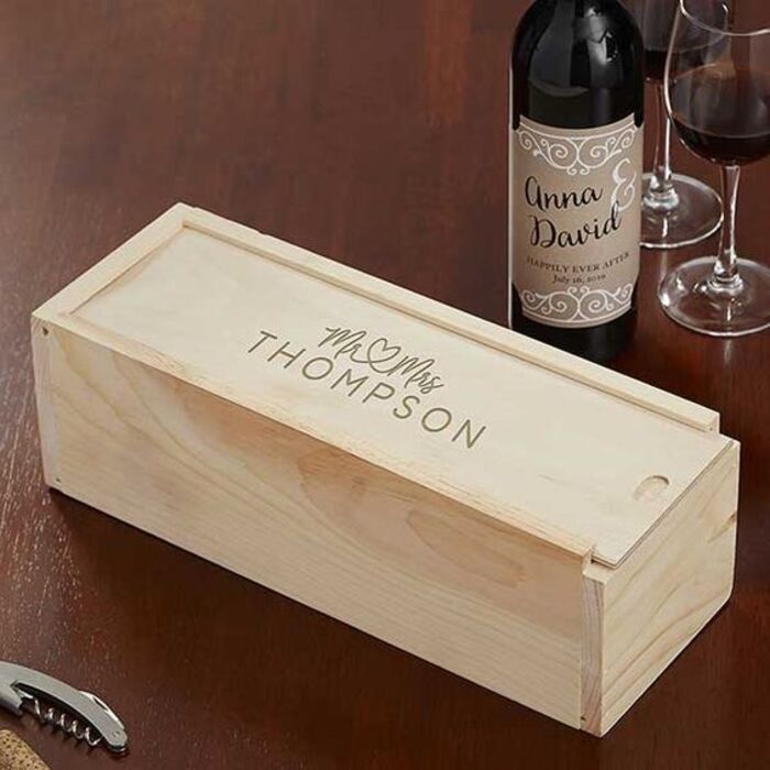 Top 42 Unique Wedding Gift Ideas For Older Couples Of 2022 7 Engraved Wine Box - perfect gifts for elderly couples