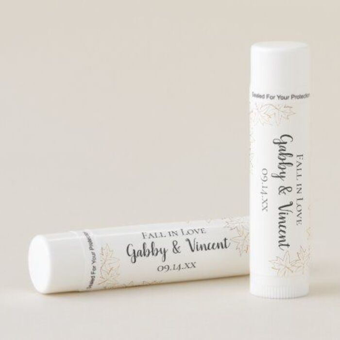 66 Best Wedding Gifts For Guests That Will Delight Them 119 Personalized Lip Balms - Gifts For Wedding Guests