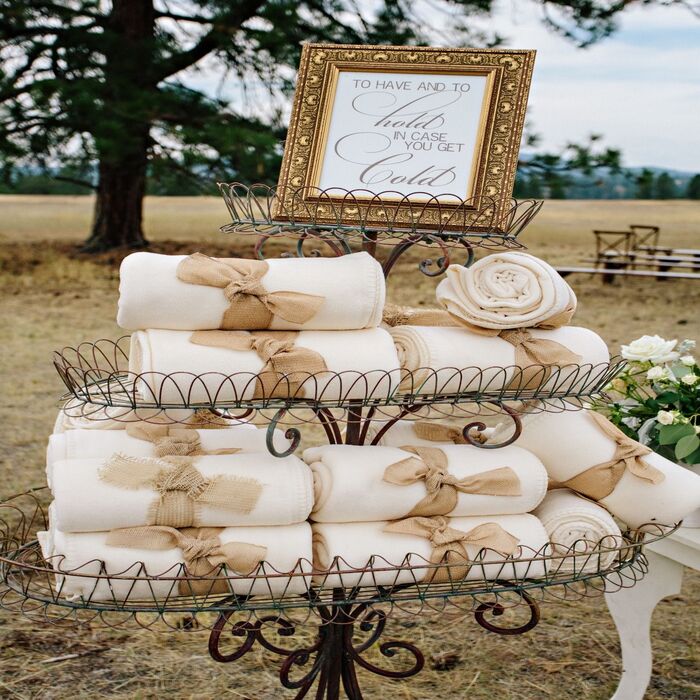 Blankets For Personalized Wedding Favors