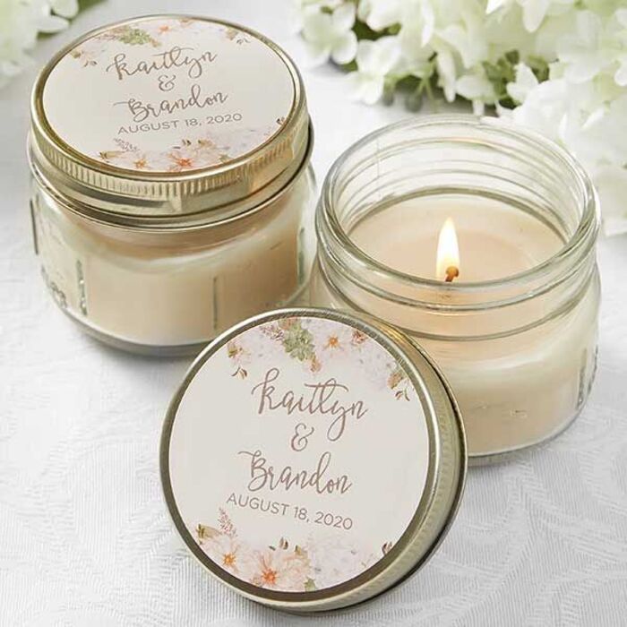 36 Enchanting Personalized Wedding Favors (2022 Gift Guides) 44 Personalized Wedding Favors With Candle