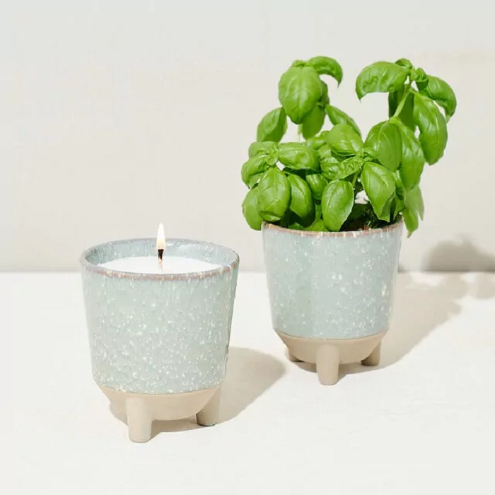 Cute Modern Ceramic Candle 2 year wedding anniversary gifts