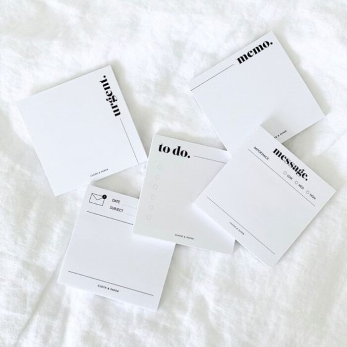 35+ Cool Gifts For Wedding Planner To Show Your Gratefulness 49 Notepads For The Daily To-Do List