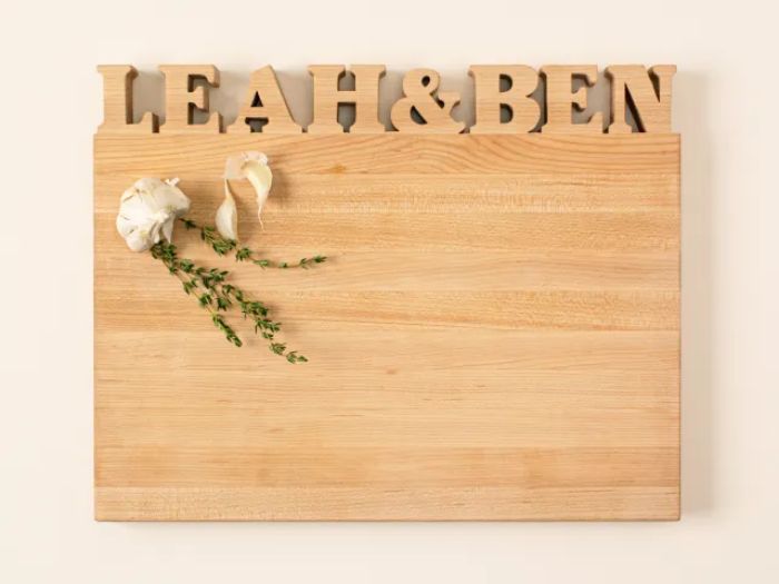 cutting boards for the modern wedding registry checklist