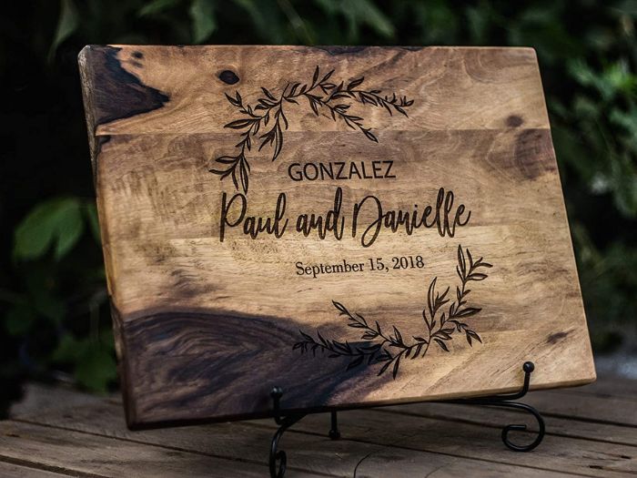 Walnut Personalized Cutting Board 