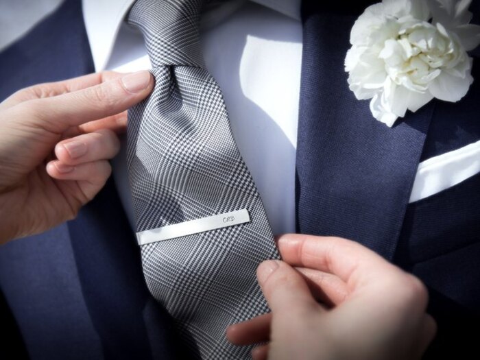 Personalized Tie Clip is one of our favorite brother wedding gifts