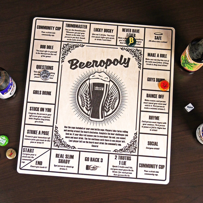 Beeropoly Beer Game – marriage gift for cousin