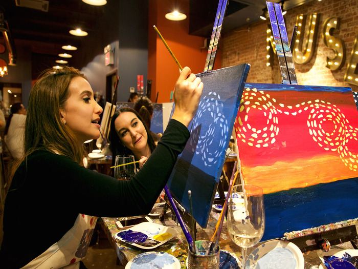 Engagement Experience Gifts - Plan A Paint Night 