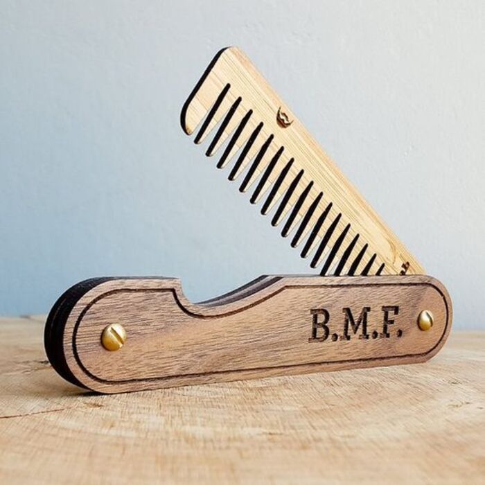 47 Impressive Wedding Gifts For Groomsmen To Actually Use 81 Foldable Beard Combs Wedding Gifts For Groomsmen