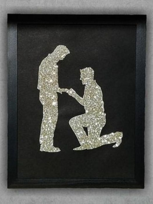 Engagement Gifts For Gay Couples - Silver Picture Frame