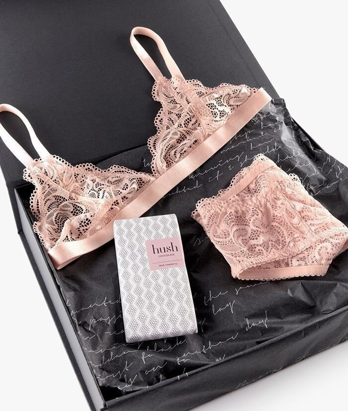 Set Of Charming Lingerie As Engagement Present For Daughter