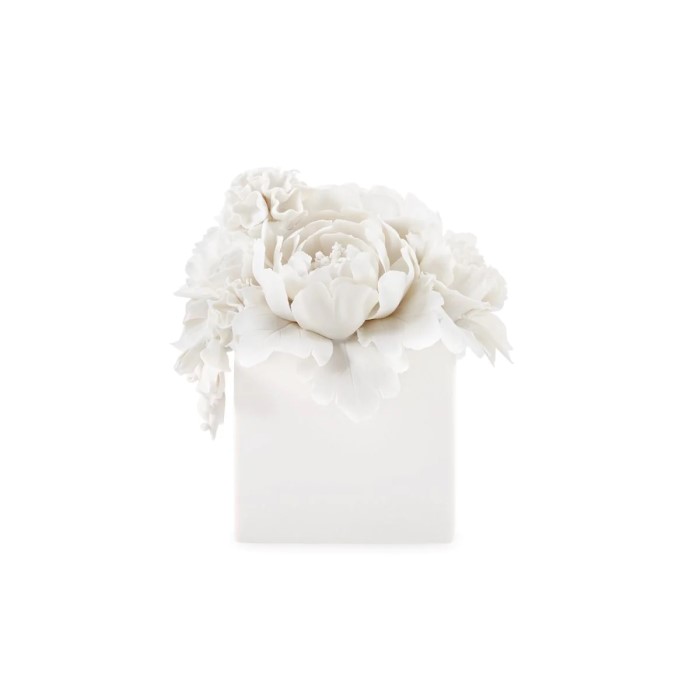 High End Engagement Gifts - Bouquet Porcelain Sculpture