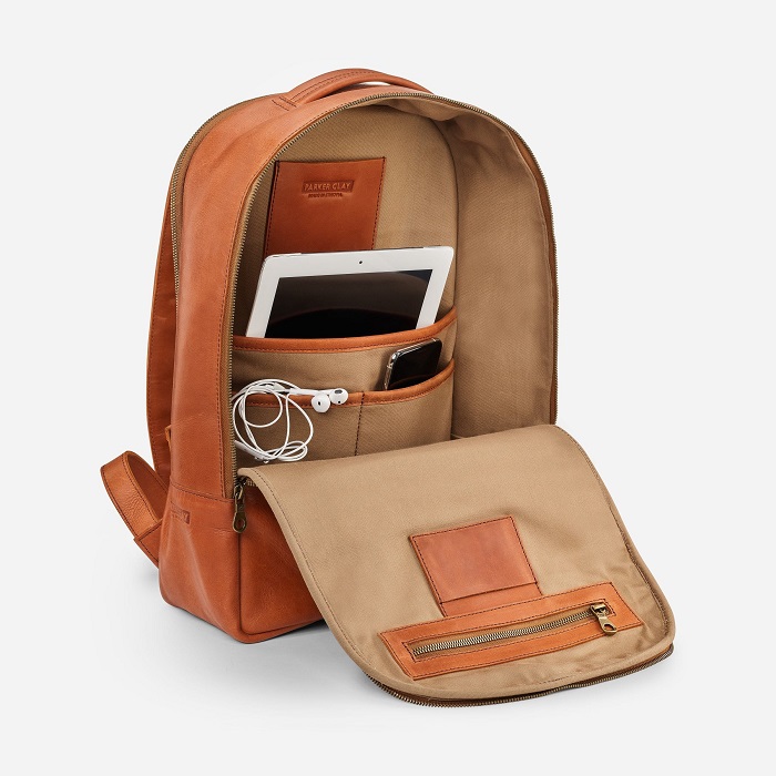 Best Luggage 2022 With Parker Clay-Polished Leather Backpack