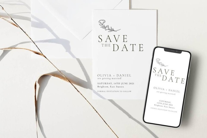 Save-the-date etiquette on using e-vites