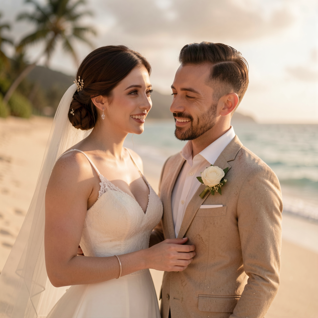 Cash Funds vs Traditional Registries: What Modern Couples Prefer in 2026 10 A couple enjoying a luxurious honeymoon experience on a pristine beach in Hawaii